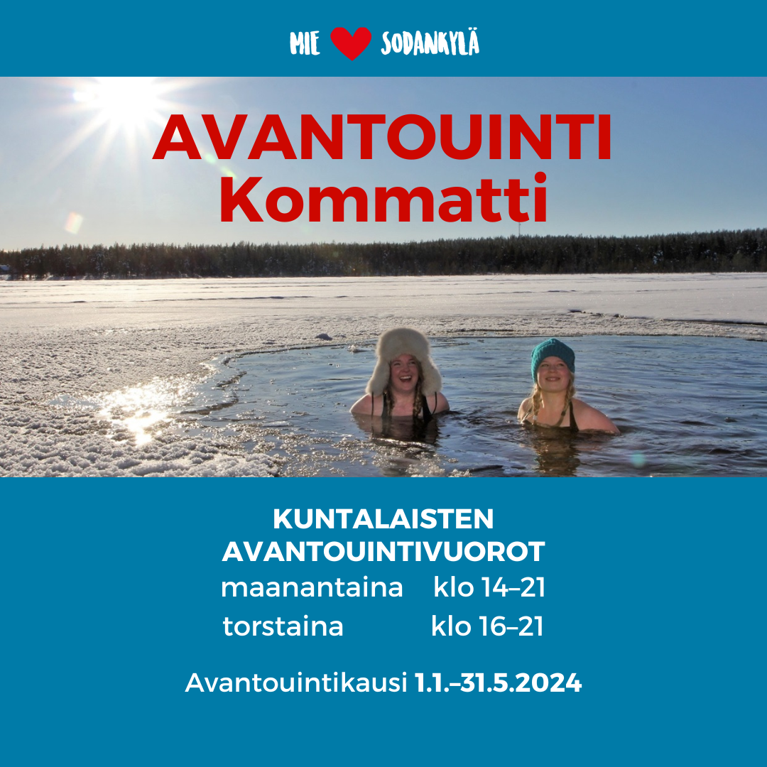 Avantouinti Kommatissa kevään 2024 uudet aikataulut