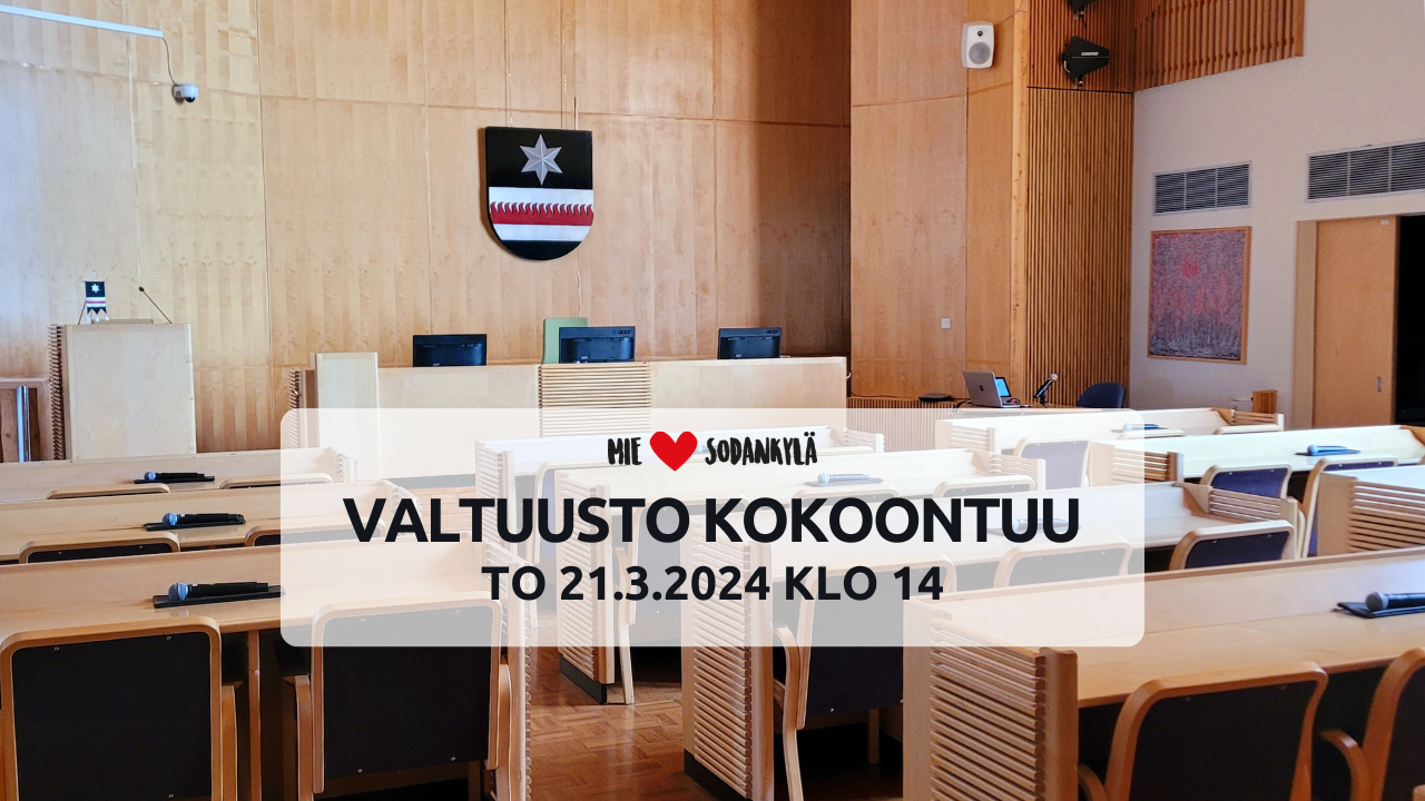 Valtuusto kokoontuu 21.3.2024