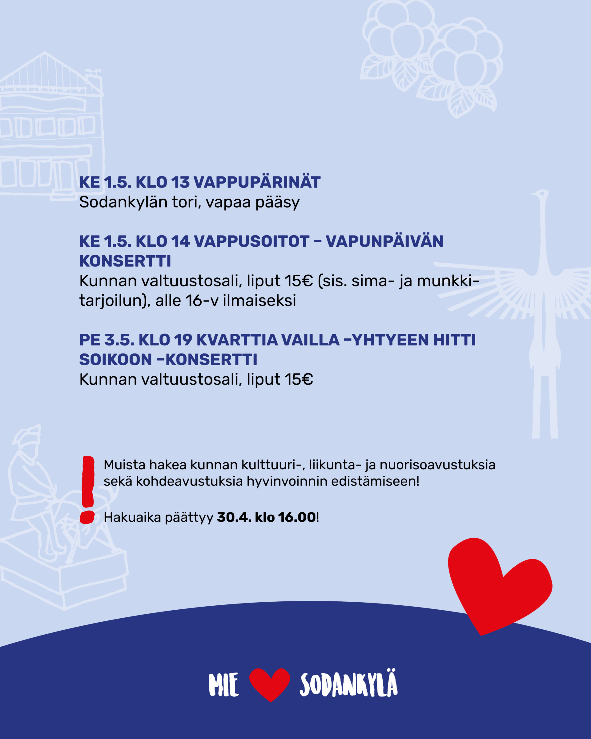 Sodankylän tapahtumia viikolla 18