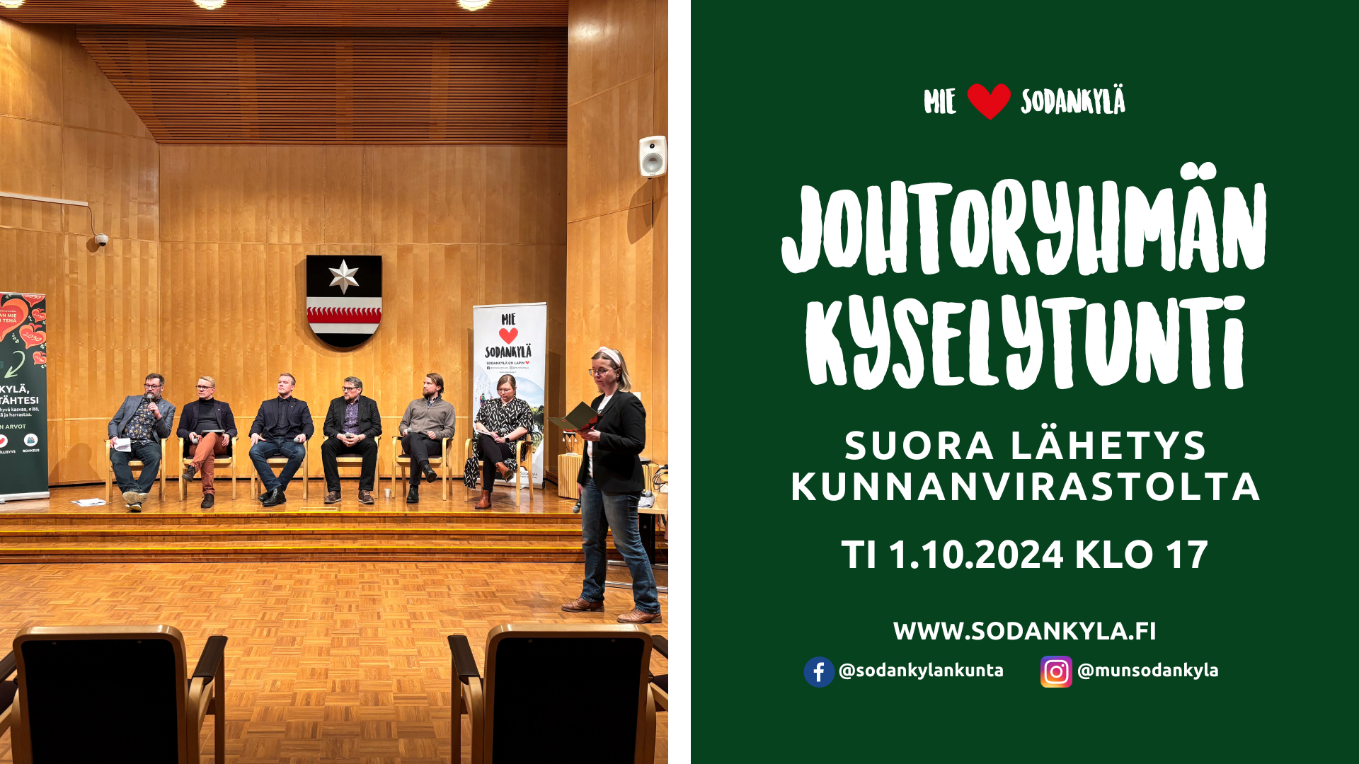 Johtoryhmän kyselytunti 1.10.2024